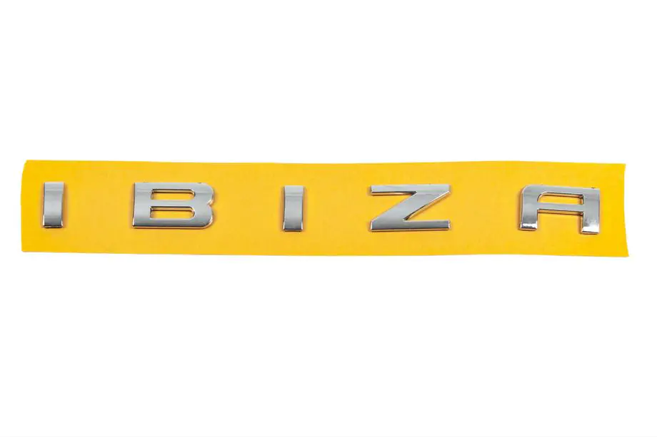 Seat Ibiza 2010–2017 Ibiza opschrift 6L6853687A (275 mm x 25 mm) Image
