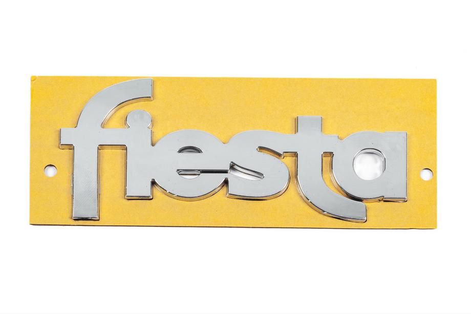 Ford Fiesta 1995–2001 Fiesta opschrift YS61B42528AA (117 mm x 52 mm) Foto 1
