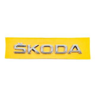 Skoda opschrift 5JA853687 (155 mm x 27 mm) foto 1