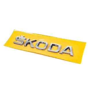Skoda opschrift 5JA853687 (155 mm x 27 mm) foto 2
