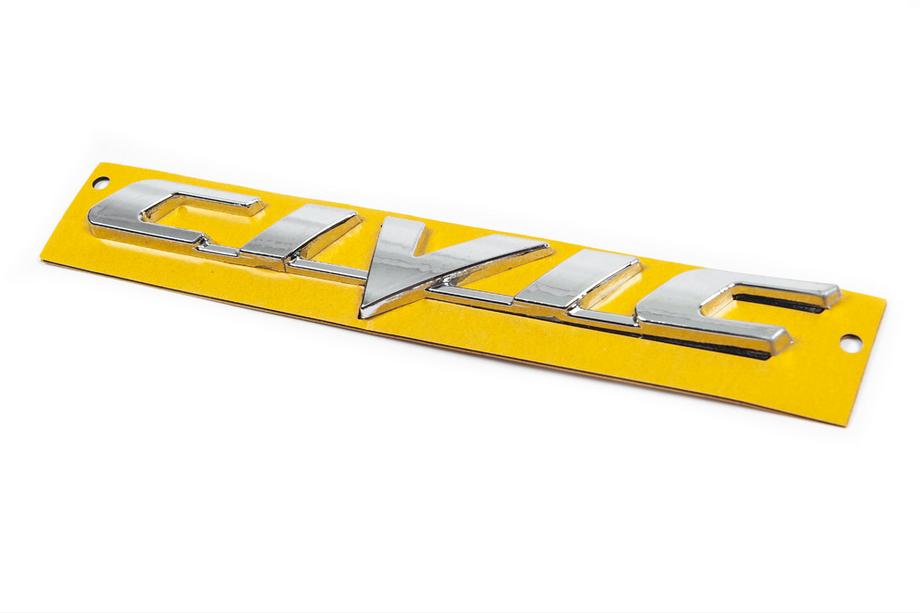 Honda Civic HB 2006–2012 Civic embleem 75722-SNL-T01 (175 mm x 25 mm) Foto 2