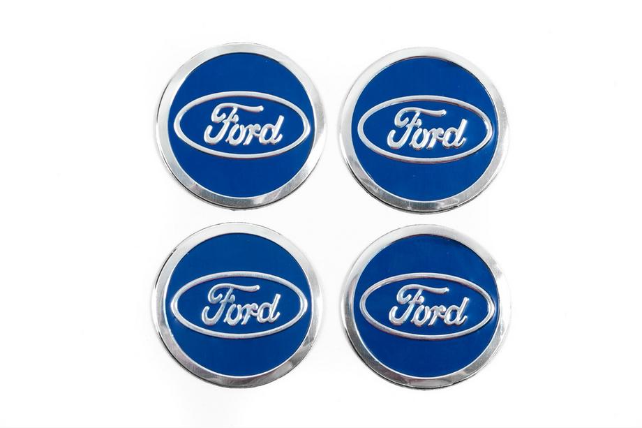 Ford Stickers voor naafkappen 60 mm 8946A (4 stuks) Image