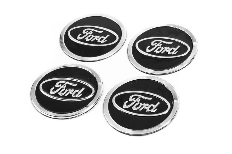 Ford Stickers voor naafkappen 60 mm 8946 (4 stuks) Image