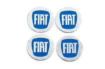 Fiat Stickers voor wielnaafdoppen 60 mm 1805C (4 stuks) foto 1