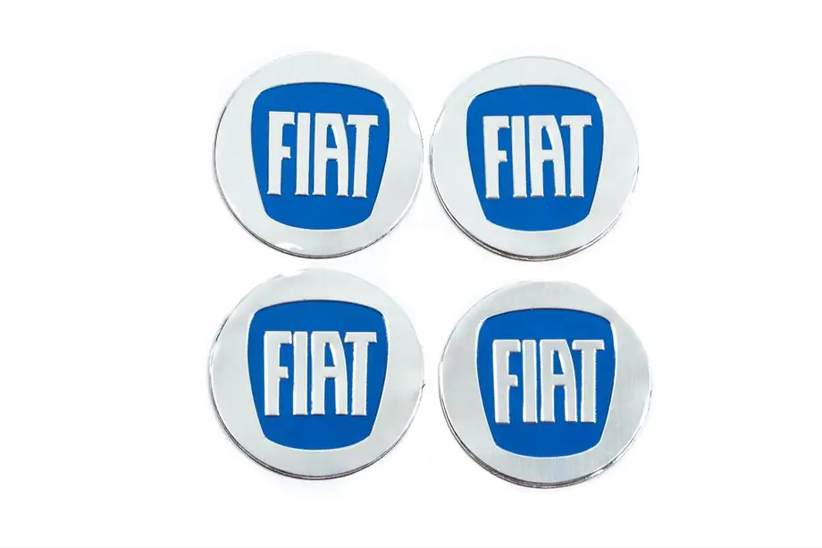 Fiat Stickers voor wielnaafdoppen 60 mm 1805C (4 stuks) Image
