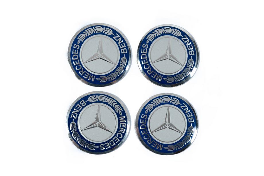 Mercedes-Benz Stickers voor naafdoppen 56 mm J1017 (4 stuks) Foto 2