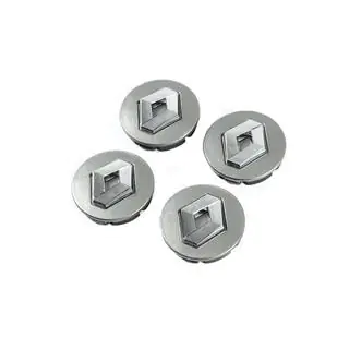 Naafkappen voor velgen grijs 5884 (56 mm naar 52 mm, 4 stuks) foto 1