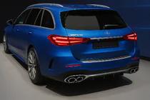 Mercedes C-klasse W206 2022– Achterbumper beschermlijst Carmos mat (SW, RVS) foto 1