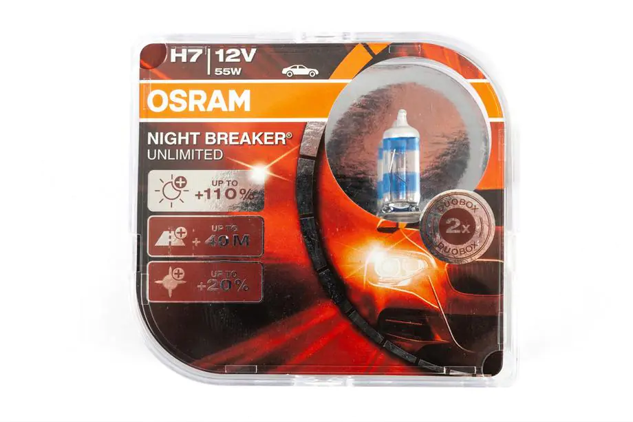 Osram H7 55W Night Breaker Unlimited 64210NBU koplamp Foto 1