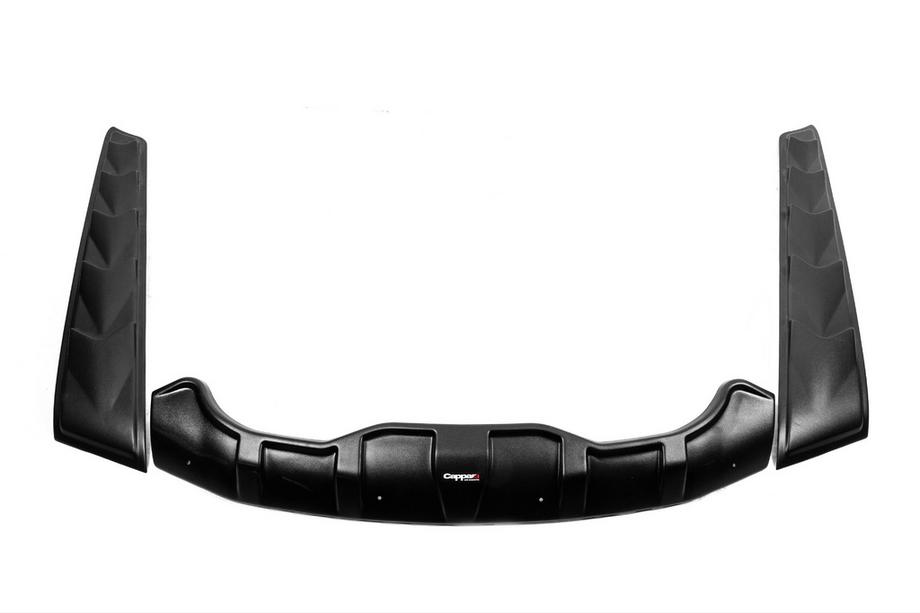 Nissan Navara 2006–2015 Motorkap afdekset DRAGON (3-delig) Foto 2