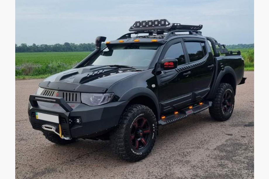 Mitsubishi L200 2006–2015 Deurlijsten (4 stuks, ABS) Image