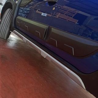 EuroCap dorpelranden/side skirts (2 stuks, grijs) Renault Duster 2018–2024 foto 1