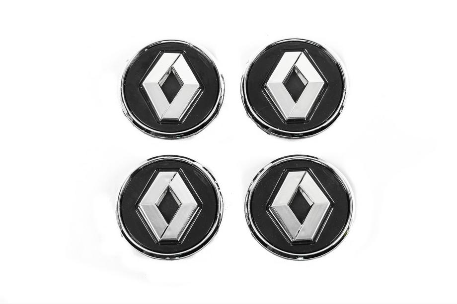 Renault Velgnaafdoppen zwart met ring 81568 (57 mm naar 49 mm, 4 stuks) Foto 2