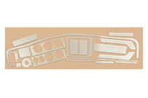 Renault 19 1992–1998 Dashboard sierlijsten (Meric) Aluminium foto 1