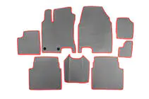 Nissan Qashqai 2007–2010 EVA automatten voor +2 (3 rijen, grijs) foto 1