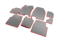 Nissan Qashqai 2007–2010 EVA automatten voor +2 (3 rijen, grijs) foto 2