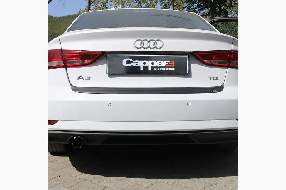 Audi A3 2012–2020 Chroomlijst voor achterbumper EuroCap (2017-2020, ABS) Image