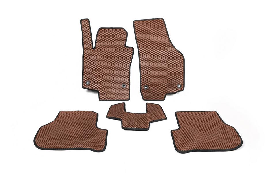 Volkswagen Golf 5 2003–2009 EVA automatten (baksteenpatroon) Image