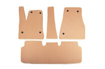 Tesla Model S 2012– EVA automatten (2012-2021, beige) foto 1