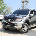 Mitsubishi L200 2015–2024 Set motorkaplijsten DRAGON (2015-2019, 3 stuks) foto 1