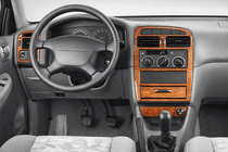 Toyota Avensis 1998–2003 Dashboard sierlijsten Aluminium foto 2