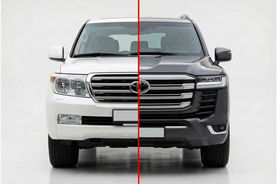 Toyota Land Cruiser 200 2007–2021 Restylingkit voor LC 300 High-Line (complete set) Foto 1