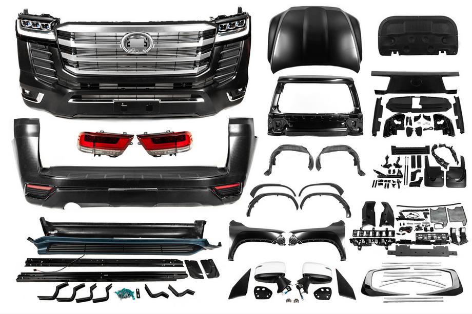 Toyota Land Cruiser 200 2007–2021 Restylingkit voor LC 300 High-Line (complete set) Foto 2