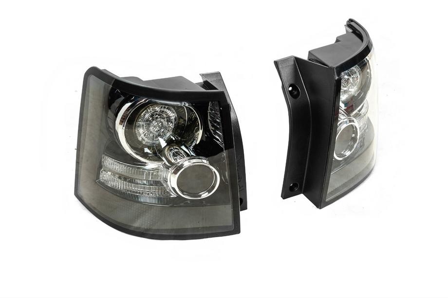Range Rover Sport 2005–2013 Achterlichten OEM Black (2 stuks) Foto 4