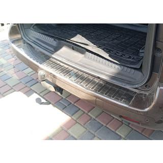RVS achterbumperbeschermplaat met omgezette rand Carmos foto 1