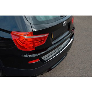 RVS achterbumperbeschermer OmsaLine (glanzend, roestvrij) BMW X3 F25 2011–2018 foto 2