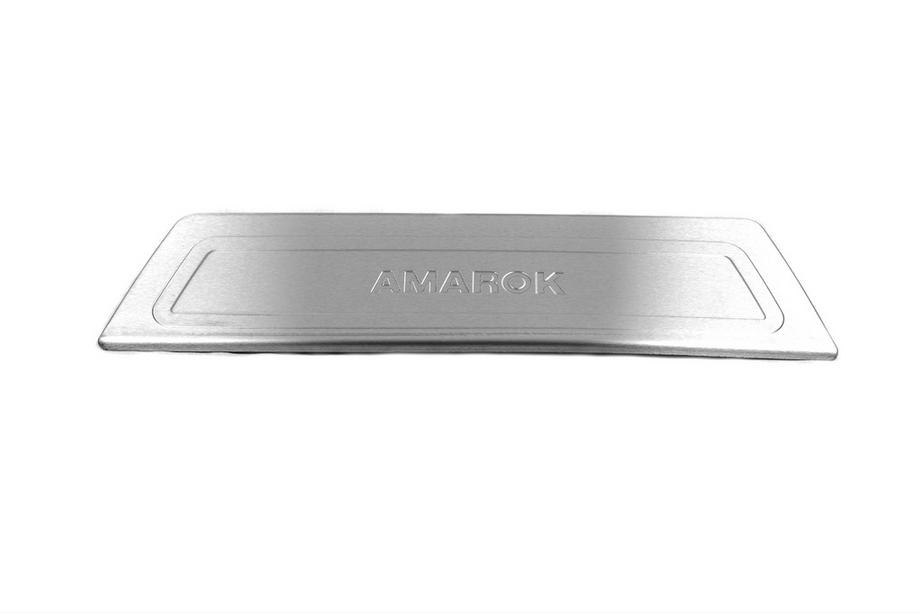 Volkswagen Amarok 2010–2022 Achterbumperbeschermer OmsaLine (glans, RVS) Image
