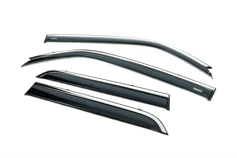 Toyota 4Runner 2009–2024 Raamwindschermen met chromen sierlijst (set van 4, Niken) Image