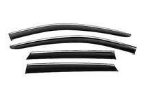Kia Niro 2016–2021 Raamwindschermen met chromen sierlijst (set van 4, Niken) foto 1