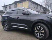 Chery Tiggo 7 2020– Raamwindschermen met chromen sierlijst (set van 4, Niken) foto 5