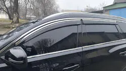 Chery Tiggo 7 2020– Raamwindschermen met chromen sierlijst (set van 4, Niken) foto 2