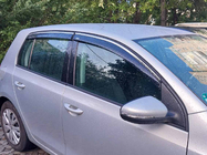 Volkswagen Golf 6 2008–2014 Niken raamwindschermen met chromen sierlijst (HB, 4 st.) foto 1