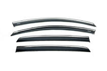 Volkswagen Golf 6 2008–2014 Niken raamwindschermen met chromen sierlijst (HB, 4 st.) foto 3