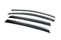 Volkswagen Golf 6 2008–2014 Niken raamwindschermen met chromen sierlijst (HB, 4 st.) foto 4
