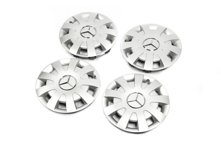 Mercedes Sprinter W906 2006–2018 Grijze ABS wieldoppen R16 (1 borgring, 4 stuks) Image