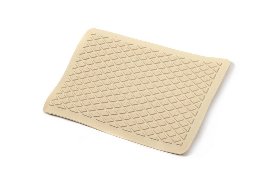 Rubberen hielplaat (beige) Foto 1