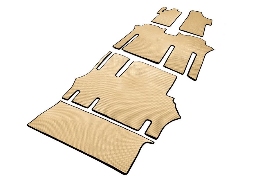 Mercedes Viano 2004–2014 EVA V2 automatten (alleen afhalen, complete set voor het interieur, beige) Image