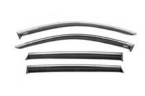 Kia Sorento IV MQ4 2020– Raamwindschermen met chromen sierlijst (set van 4, Niken) foto 1