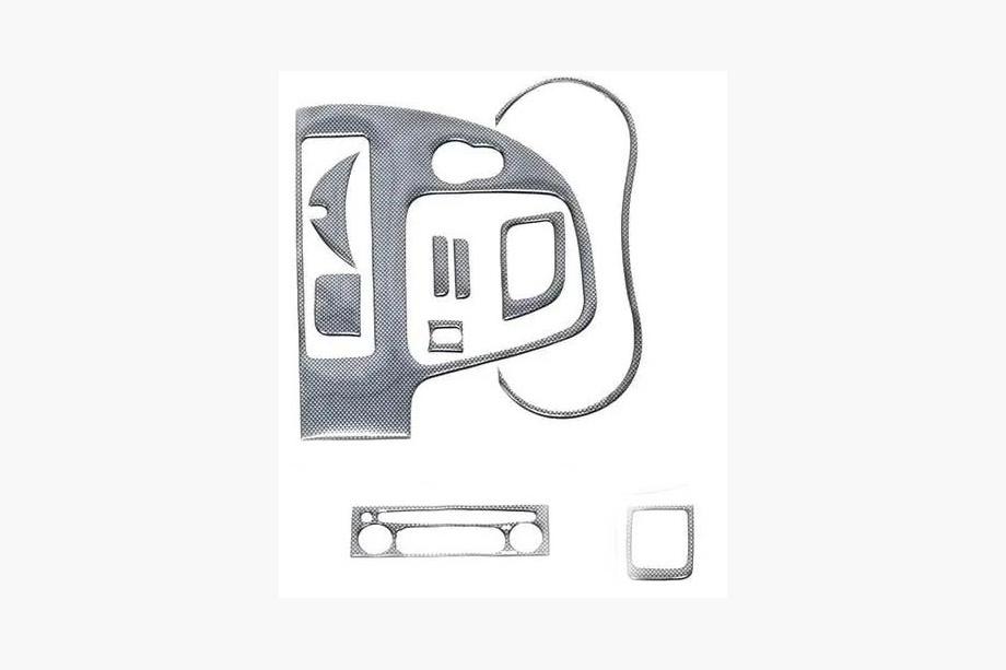 Renault Kangoo 2008–2020 Carbon dashboard trim (kleine set) Image