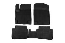 Hyundai Accent 2011–2017 Rubberen vloermatten met opstaande rand (4 stuks, Polytep) foto 1