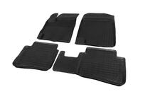 Hyundai Accent 2011–2017 Rubberen vloermatten met opstaande rand (4 stuks, Polytep) foto 2