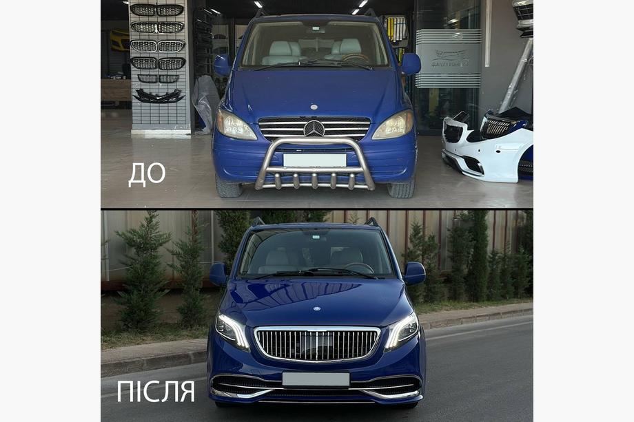 Mercedes Vito W639 2004–2014 Restylingkit voor W447 Maybach Foto 4