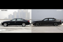 BMW 7 Serie F01/F02 2008–2015 Restylingkit voor G12 M760 (met vervanging van kofferklep en achterschermen) foto 132