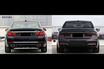 BMW 7 Serie F01/F02 2008–2015 Restylingkit voor G12 M760 (met vervanging van kofferklep en achterschermen) foto 131