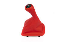 BMW 3 Serie E46 1998–2006 OEM pookhoes + versnellingspookknop (rood) foto 1
