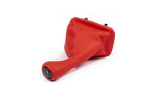 BMW 3 Serie E46 1998–2006 OEM pookhoes + versnellingspookknop (rood) foto 4